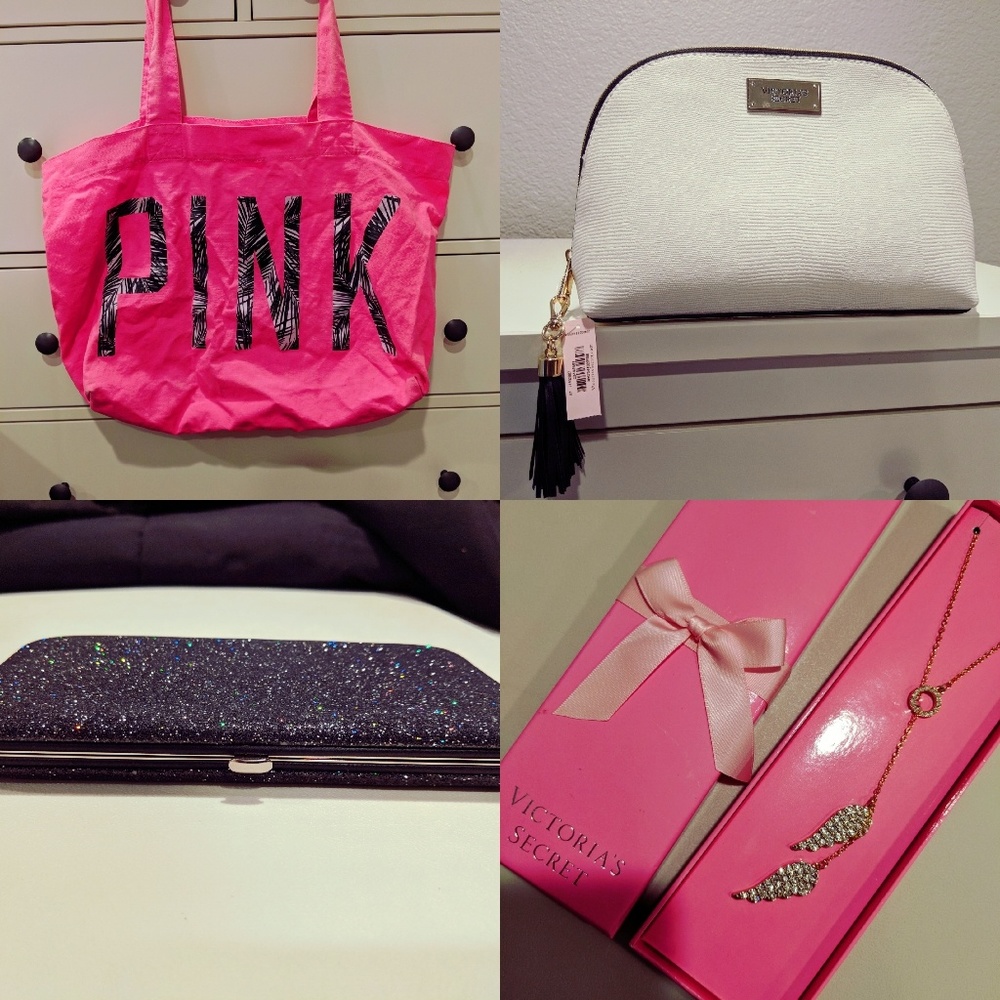 PINK accessories bundle!